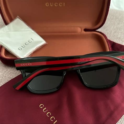 gucci coats green stripe|gucci sunglasses red green stripe.